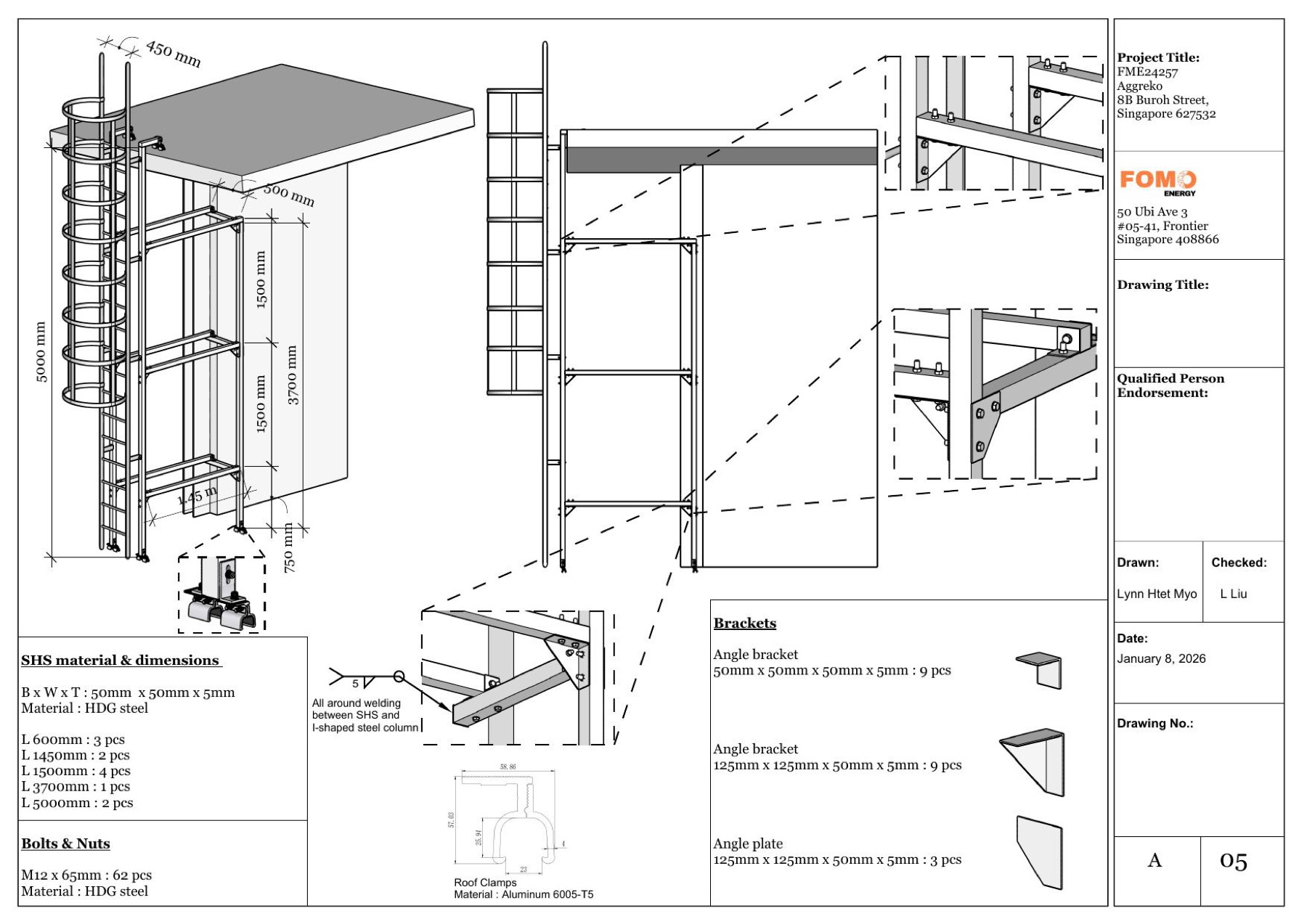 Cat ladder and rooftop access reference image